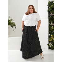 Довга спідниця 3523-1 для повних жінок великого розміру