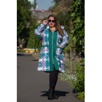 Яскравий кардиган-вітрівка 3490-2 для прямого просторого фасону