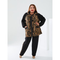 Костюм 3543-2 з довгим рукавом для повних жінок