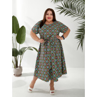 Сукня 2219-4 великих розмірів із 100% котону