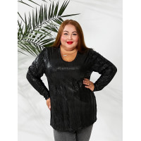 Туніка 3602 емітована шкіра