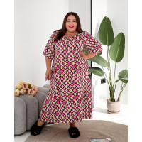 Домашня сукня "Мрія літа" 2220-5 великих розмірів