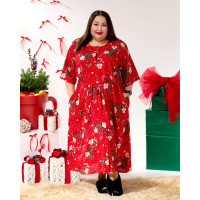 Домашній халат "Повітряна ніжність" 2221-4 великого розміру