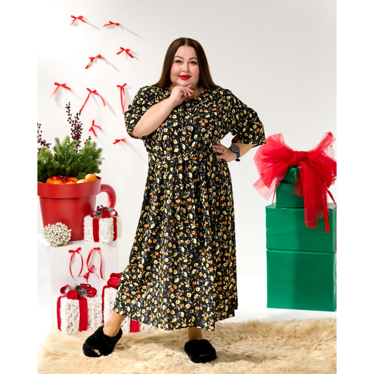 Домашній халат "Теплі обійми" 2221-5 великого розміру