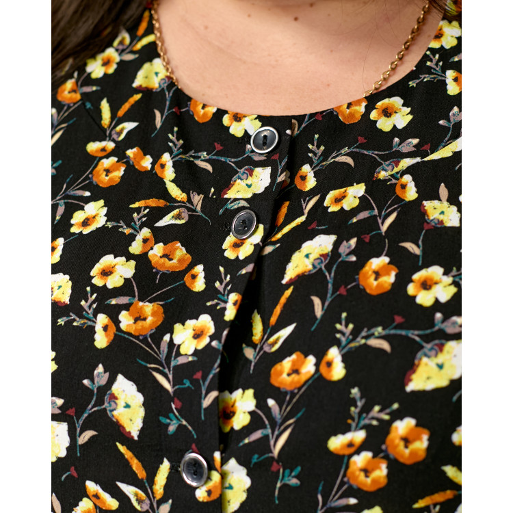 Домашній халат "Теплі обійми" 2221-5 великого розміру