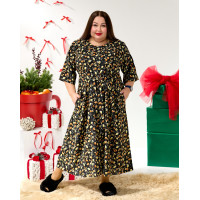 Домашній халат "Теплі обійми" 2221-5 великого розміру