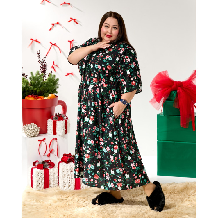 Домашній халат "Солодкий комфорт" 2221-6 великого розміру