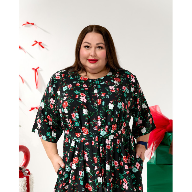 Домашній халат "Солодкий комфорт" 2221-6 великого розміру