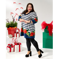 Гармонійна туніка 3657-2 великого розміру